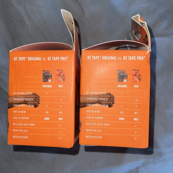 2PACK- KT Tape PRo Precut in Jet Black - Picture 5 of 12